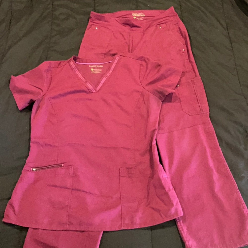 healing hands purple label yoga scrubs